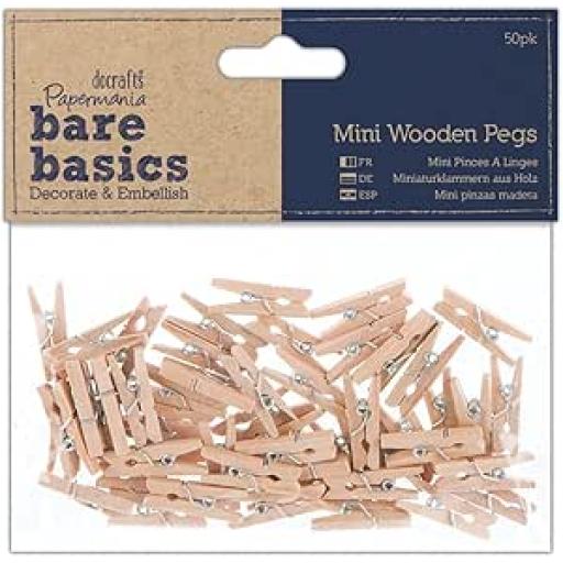 Mini Pegs Pack Of 50