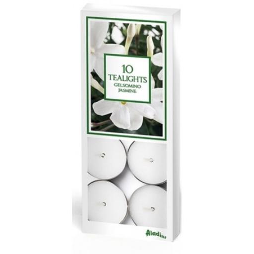 Tealights 10 Jasmine 10 Pk