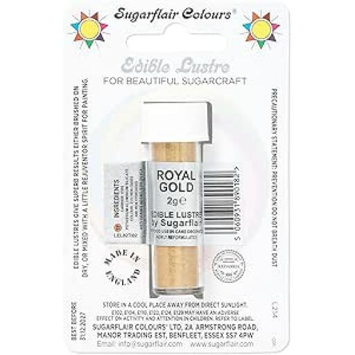 Royal Gold Edible Lustre Dust 2g