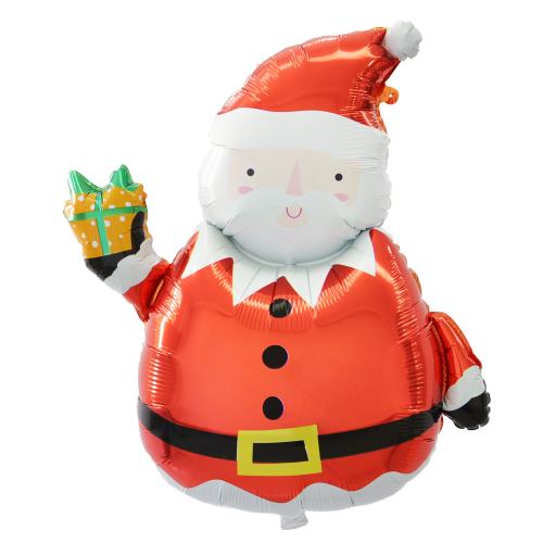 Santa Large Shape Foil Balloons 28.3"/72cm x 35.4"/90cm