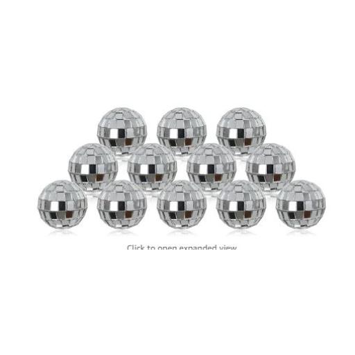 10 Small Mirror Disco Ball 3cm 1.18in Diameter, Christmas Ball Ornaments,