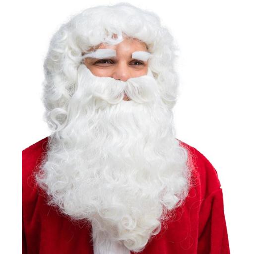 Ultimate Santa Wig, Beard & Eyebrows