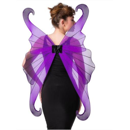 Dark Fairy Wings Black/Purple 14+