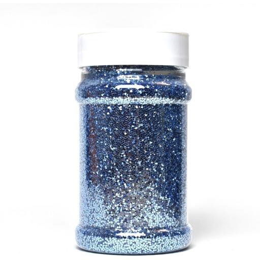 Blue Glitter in Plastic Tub - 500g