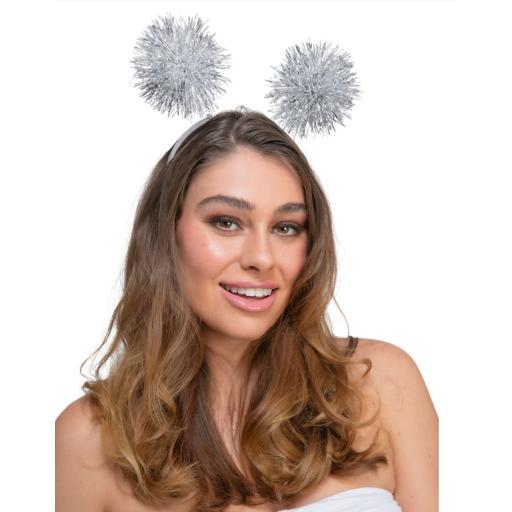 Silver Tinsel Headboppers