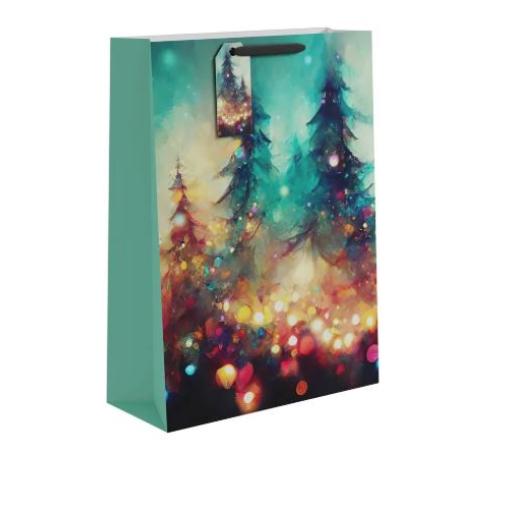 Forest Lights Gift Bag XL -45.5 x 33cm