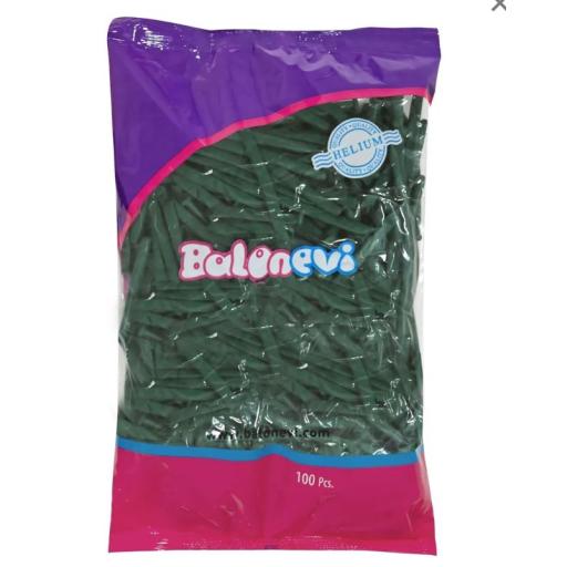 Balonevi Green Modelling Balloon 260 - 100pcs