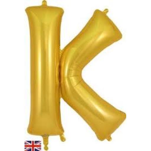 34inch Letter K Gold