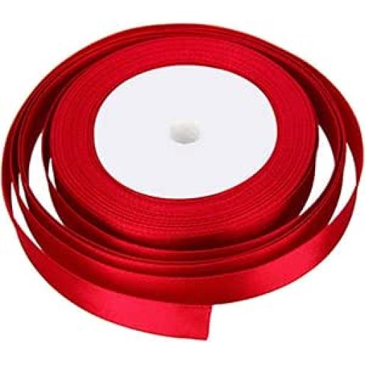 Red Satin Ribbon 15 Mm x 1M