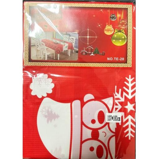 JL Xmas  Design  Table  Cloth- 183CM